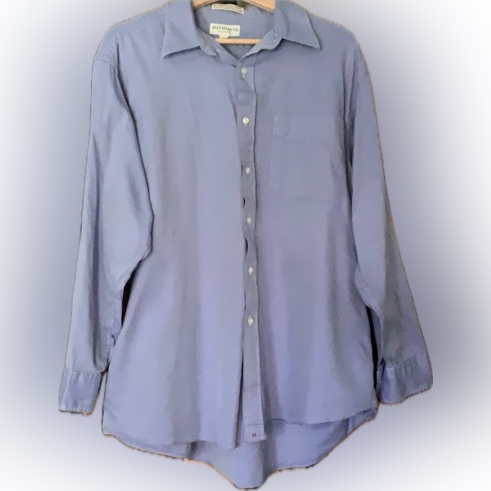 Men’s Blue Dress Shirt - Size L